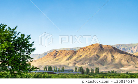 mountains along E117 highway in Ararat province mountains along E117 highway in Ararat province 126814514