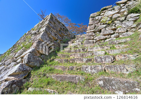 Tajima Country “Takeda Castle” Special Opening Honmaru Shimo Ishigaki Tajima Country “Takeda Castle” Special Opening Honmaru Shimo Ishigaki 126814616