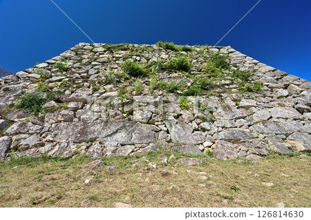 Tajima Country “Takeda Castle” Special Opening Honmaru Shimo Ishigaki 126814630