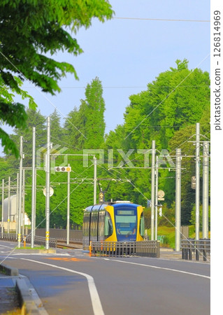 輕軌輕軌飛山城東站及宇都宮車站週邊景觀 126814969