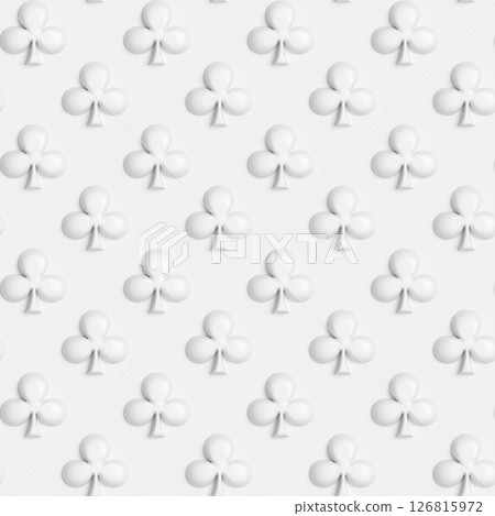 Clover shaped pattern (complete seamless pattern) 126815972