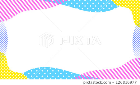 彩色幾何框架 16:9 彩色幾何框架 16:9 126816977