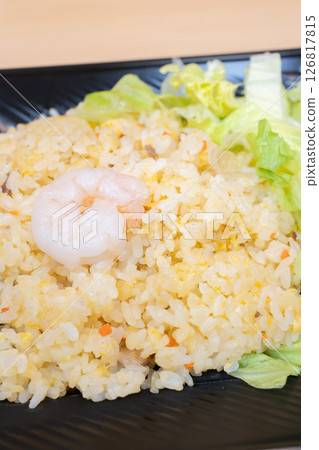 Delicious lettuce fried rice bento Delicious lettuce fried rice bento 126817815