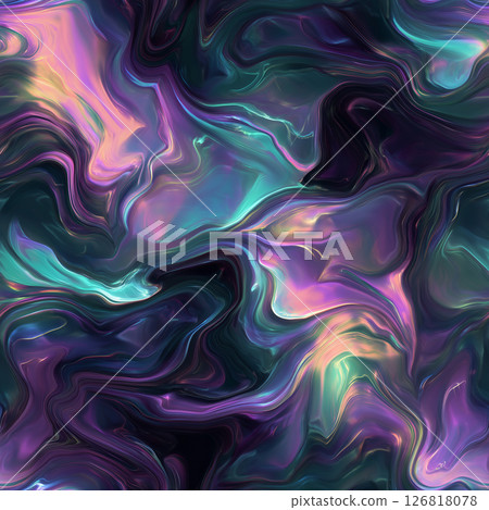 Abstract seamless pattern like an oil painting in rainbow colors 126818078