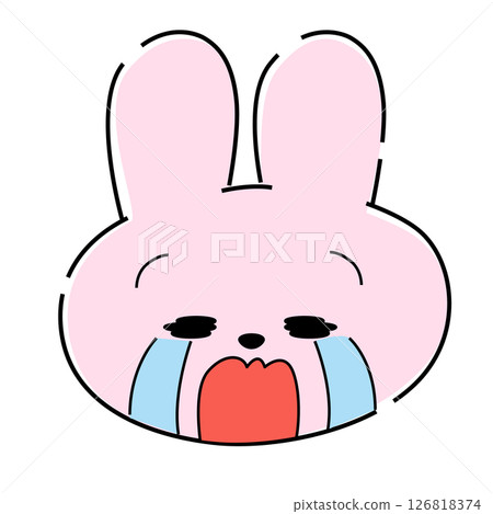 35 Pink Rabbit Illustrations That Will Make You Cry With Emotion 126818374