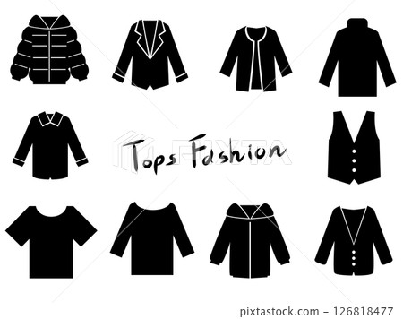 女式上衣輪廓材料 126818477