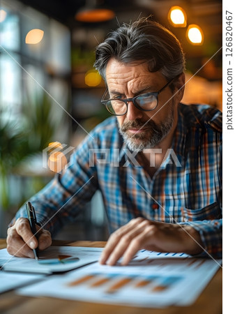 investor discussing the impact of macroeconomic factors on asset prices in meeting 126820467