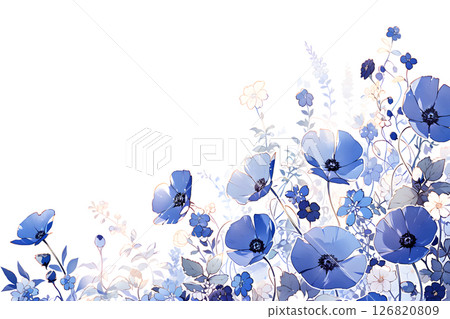 Nemophila background material 126820809