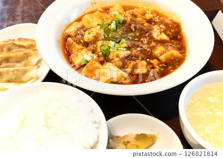 Delicious mapo tofu set meal Delicious mapo tofu set meal 126821814