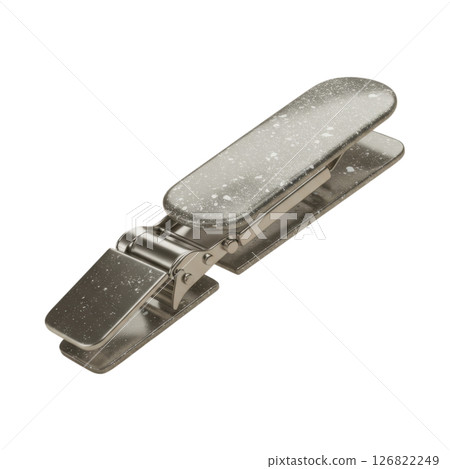 Metallic Suspender Clip with Textured Surface for Apparel and Accessories Metallic Suspender Clip with Textured Surface for Apparel and Accessories 126822249