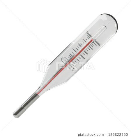 Analog Glass Thermometer for Health and Fever Monitoring Analog Glass Thermometer for Health and Fever Monitoring 126822360
