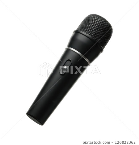 Professional Black Microphone for Conferences and Public Speaking 126822362