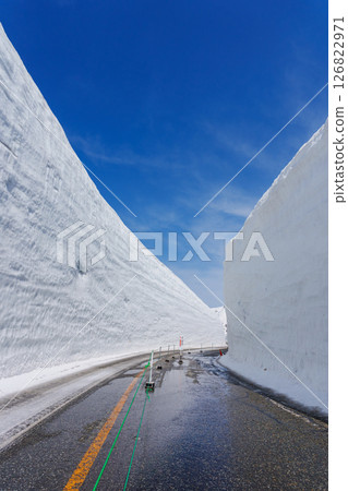 阿爾卑斯山路線雪谷 拍攝於2025年5月5日 126822971