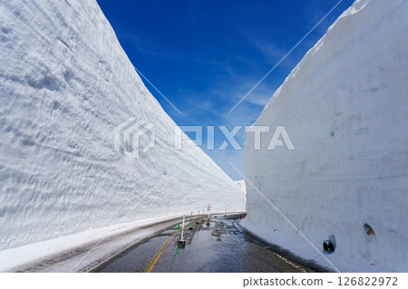 阿爾卑斯山路線雪谷 拍攝於2025年5月5日 126822972