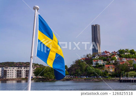 The tallest building in Scandinavia Karlatornet skycraper in Lindholmen, Gothenburg, Sweden, sunny day The tallest building in Scandinavia Karlatornet skycraper in Lindholmen, Gothenburg, Sweden, sunny day 126825518