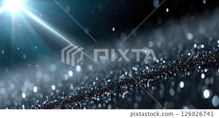 Radiant Light Beam with Sparkling Surface Texture Radiant Light Beam with Sparkling Surface Texture 126826741