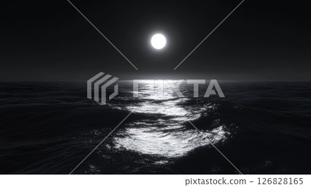 Complete Blackness With A Single Faint Light. Dark Waters and the Pale Moon 126828165