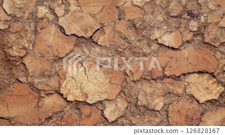 Cork Texture Brown Abstract Background 126828167