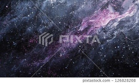 Galaxy Background Watercolor Abstract Background 126828208