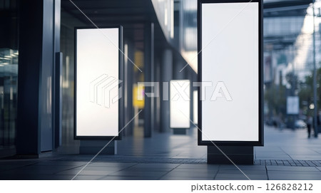 Glued Poster Mockups Photorealistic Photo. --Ar 169 126828212