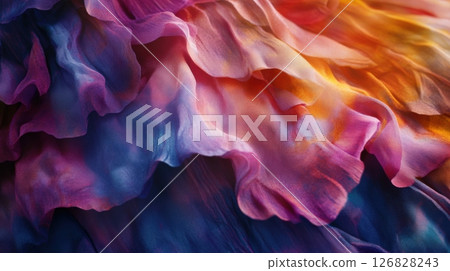 Colorful Intricate Tie-Dye Patterns Background 126828243