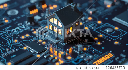 Technology in the smart home with intelligent controls, networking and technization of the home through microelectronics for control, monitoring and security Technology in the smart home with intelligent controls, networking and technization of the home through microelectronics for control, monitoring and security 126828723