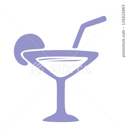 Beach cocktail boho design element Beach cocktail boho design element 126828865