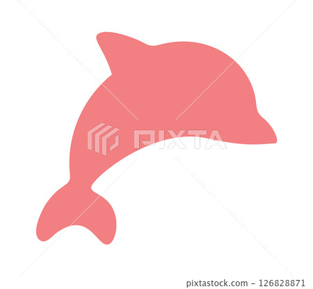 Dolphin boho sea animal design Dolphin boho sea animal design 126828871