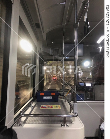 trolley bus trolley bus 126828902