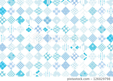 Cool Japanese pattern background illustration for the summer season Cool Japanese pattern background illustration for the summer season 126829798