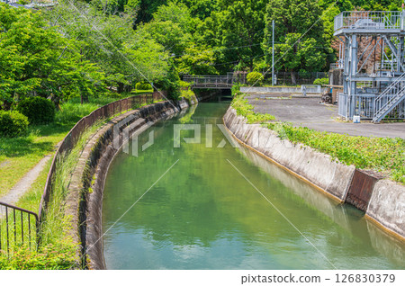 Lake Biwa Canal, First Canal, near the entrance to the Third Tunnel, Kyoto City Lake Biwa Canal, First Canal, near the entrance to the Third Tunnel, Kyoto City 126830379