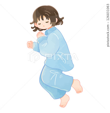 Sleeping young woman, girl 126831063