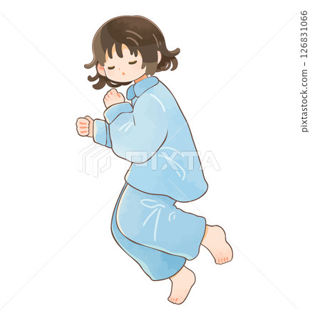 Sleeping young woman, girl 126831066