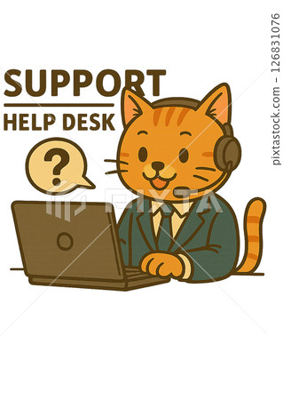支持幫助台 Cat 126831076