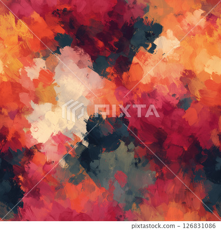 具有生動筆觸的抽象油畫背景 126831086