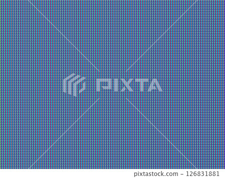 CRT monitor display, led TV line screen background. Retro computer monitor or old TV screen RGB mesh vector background. Led display close up line pixels effect, CRT television static noise backdrop 126831881
