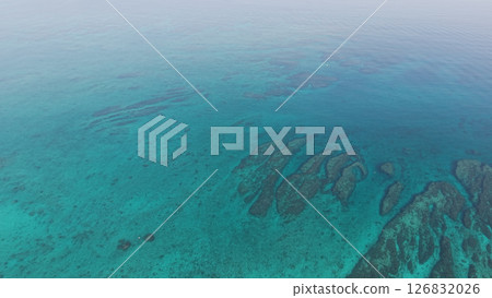 Okinawa ocean drone aerial photography 126832026