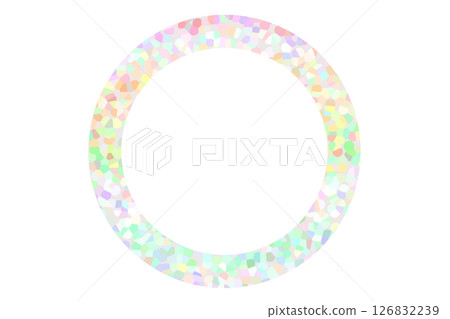 Rainbow colored sparkling cute wreath circular frame illustration material Colorful pop Vector png Rainbow colored sparkling cute wreath circular frame illustration material Colorful pop Vector png 126832239