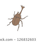 雄性甲蟲 雄性甲蟲 126832603
