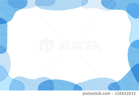 Soft and fluffy frame_light blue Soft and fluffy frame_light blue 126832633