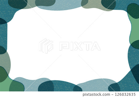 蓬鬆柔軟的框架_綠色 126832635