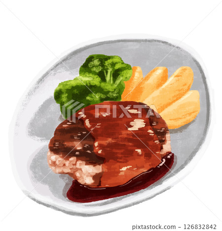 漢堡畫水彩 漢堡畫水彩 126832842