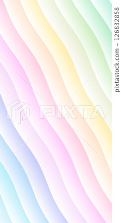 Colorful wave Japanese pattern background 126832858