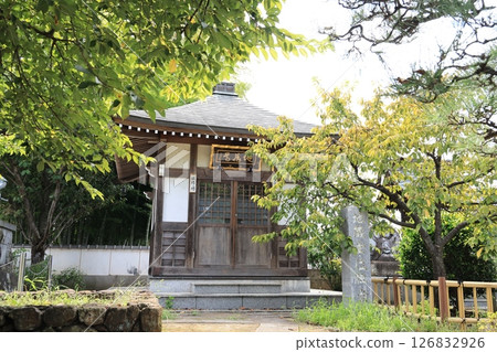 Scenery of Horinji Temple in Iwatsuki Ward, Saitama City Scenery of Horinji Temple in Iwatsuki Ward, Saitama City 126832926