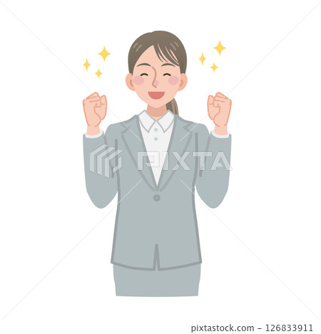 女企業家,歡呼,歡呼 女企業家,歡呼,歡呼 126833911