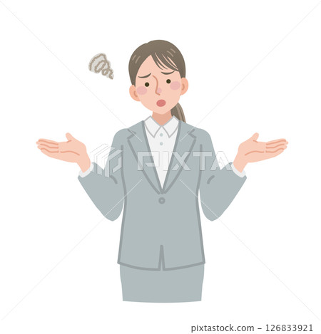 舉起手的女商人 126833921