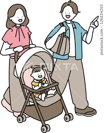 Cute baby set 126834203