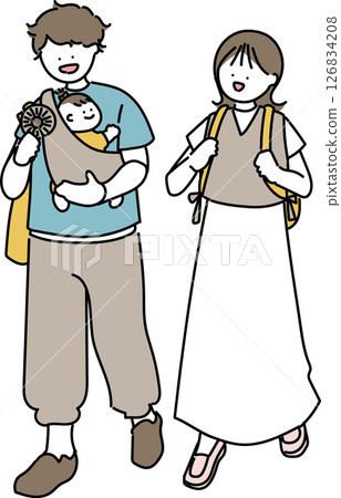 Cute baby set 126834208