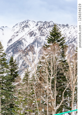 新穗高纜車 - 從山頂森林的觀景台眺望西穗高嶽山脊線 - 雪季攀登獨別山 新穗高纜車 - 從山頂森林的觀景台眺望西穗高嶽山脊線 - 雪季攀登獨別山 126834819