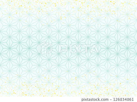 Sparkling x hemp leaf pattern (light blue) Sparkling x hemp leaf pattern (light blue) 126834861